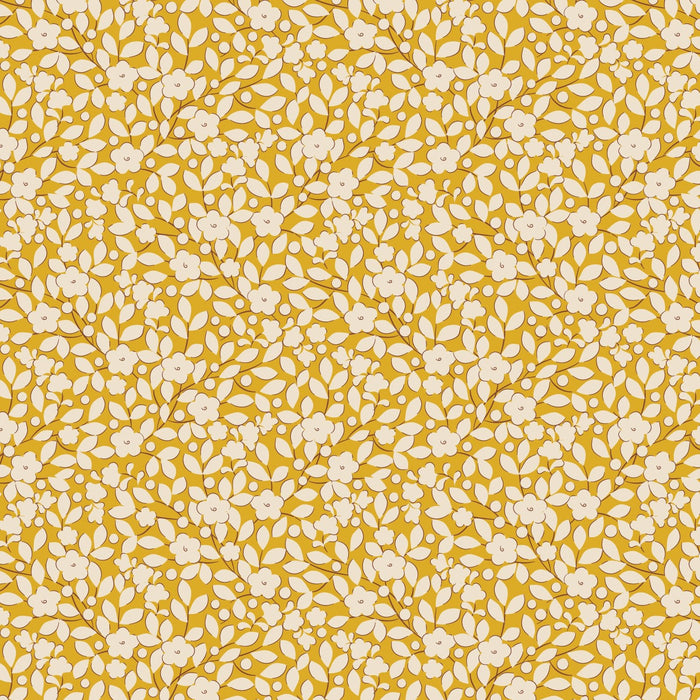 PRE-ORDER Tilda- Creating Memories- Avery TIL130120- Yellow- Half Yard- June 2024 - Modern Fabric Shoppe