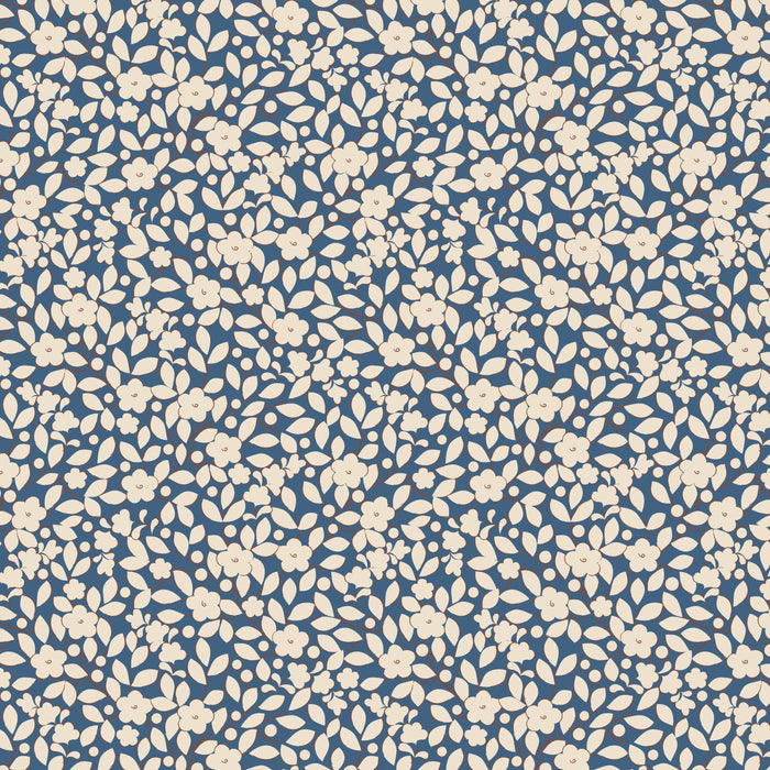 PRE-ORDER Tilda- Creating Memories- Avery TIL130126- Blue- Half Yard- June 2024 - Modern Fabric Shoppe