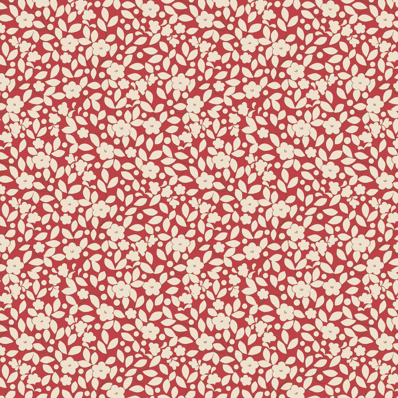 PRE-ORDER Tilda- Creating Memories- Avery TIL130144- Red- Half Yard- June 2024 - Modern Fabric Shoppe