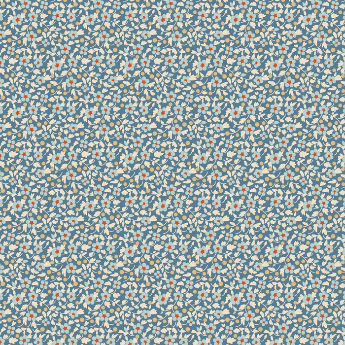 PRE-ORDER Tilda- Creating Memories- Brie TIL130131- Blue- Half Yard- June 2024 - Modern Fabric Shoppe