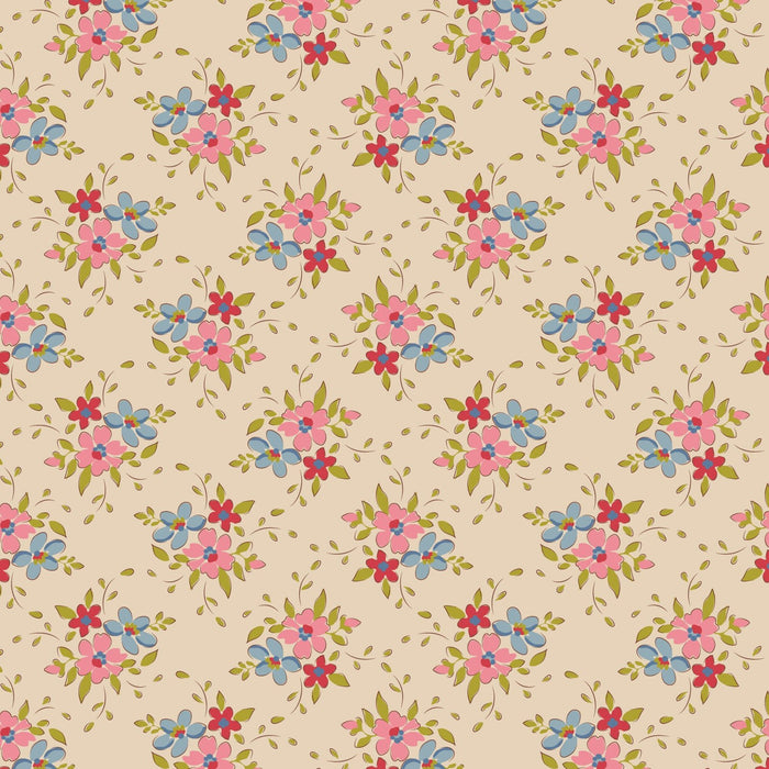 PRE-ORDER Tilda- Creating Memories- Frida TIL130124- Pearl- Half Yard- June 2024 - Modern Fabric Shoppe