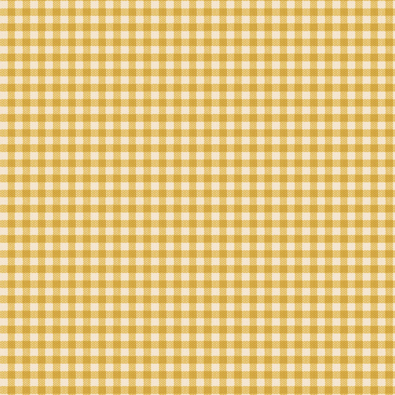 PRE-ORDER Tilda- Creating Memories- Gingham TIL160065- Pea Yellow- Half Yard- June 2024 - Modern Fabric Shoppe