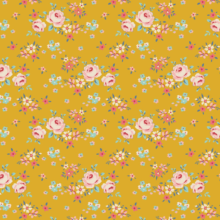 PRE-ORDER Tilda- Creating Memories- Gracie TIL130117-Yellow- Half Yard- June 2024 - Modern Fabric Shoppe