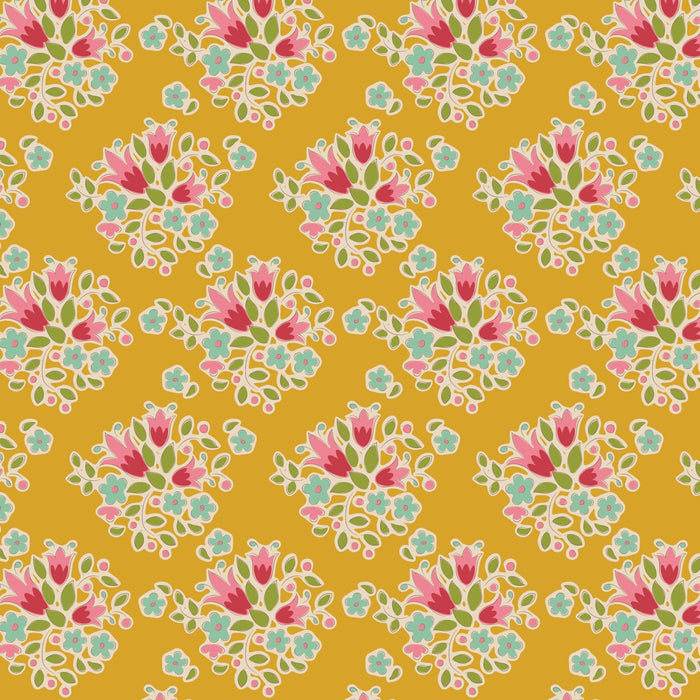 PRE-ORDER Tilda- Creating Memories- Lulu TIL130123- Yellow- Half Yard- June 2024 - Modern Fabric Shoppe