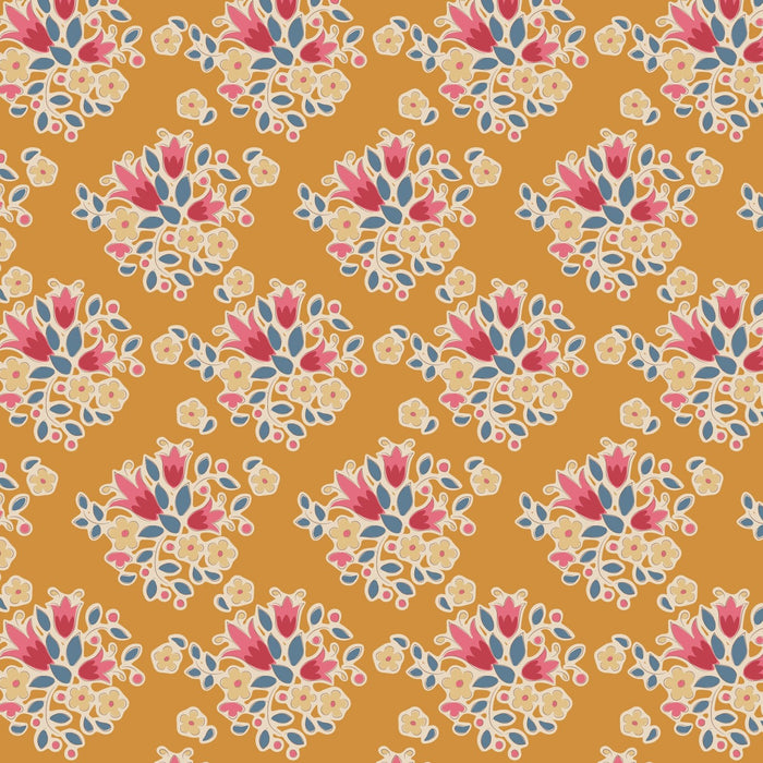 PRE-ORDER Tilda- Creating Memories- Lulu TIL130139- Saffron- Half Yard- June 2024 - Modern Fabric Shoppe