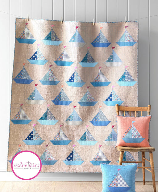 PRE-ORDER Tilda- Creating Memories Summer Collection Collection- Sailboat Quilt Kit- June 2024 - Modern Fabric Shoppe