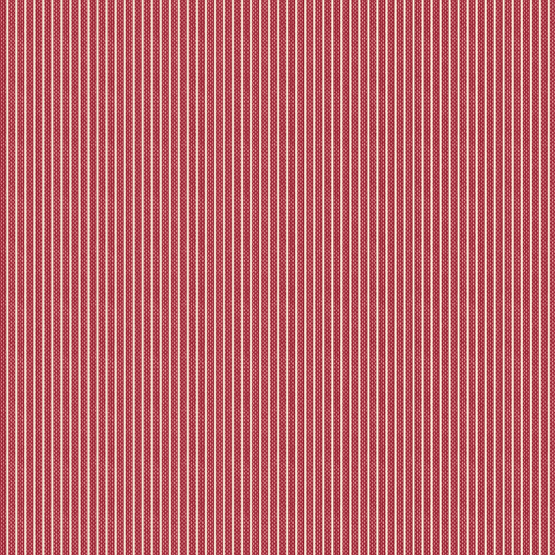 PRE-ORDER Tilda- Creating Memories- Tinystripe TIL160084- Red- Half Yard- June 2024 - Modern Fabric Shoppe