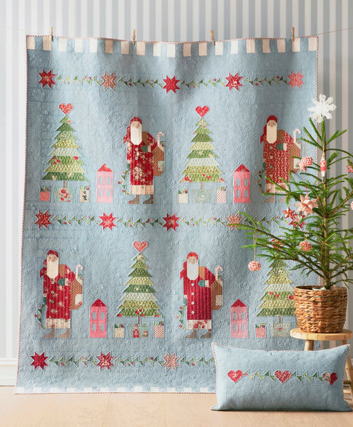 PRE-ORDER Tilda- Dear Santa Quilt Kit-Plaid Stone featuring Merry Little Christmas- July 2027 - Modern Fabric Shoppe