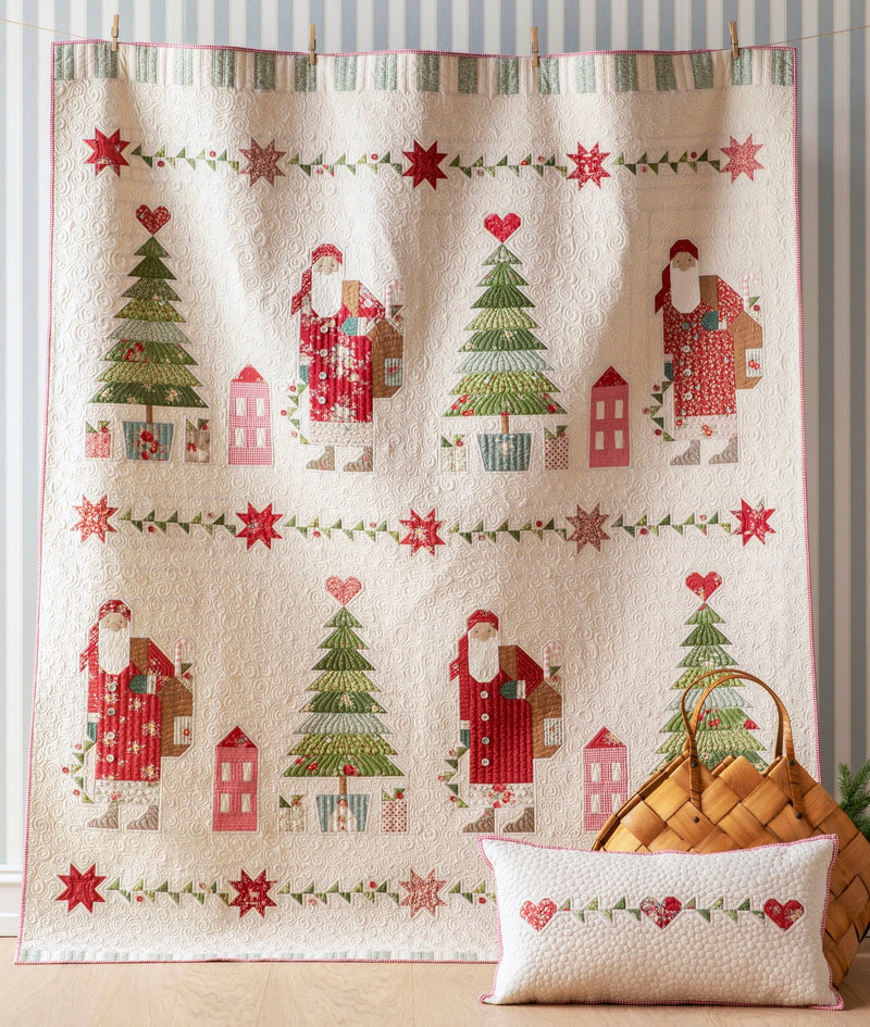 PRE-ORDER Tilda- Dear Santa Quilt Kit-Putty featuring Merry Little Christmas- July 2027 - Modern Fabric Shoppe