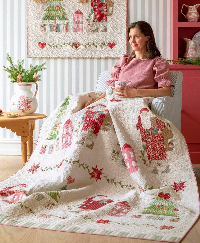 PRE-ORDER Tilda- Dear Santa Quilt Kit-Putty featuring Merry Little Christmas- July 2027 - Modern Fabric Shoppe