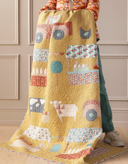 PRE- ORder Tilda- Farmers Market Honey Quilt Kit featuring Village Life- October 2026 - Modern Fabric Shoppe