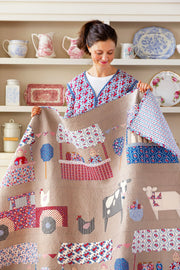 PRE- ORder Tilda- Farmers Market Mouse Quilt Kit featuring Village Life- October 2026 - Modern Fabric Shoppe