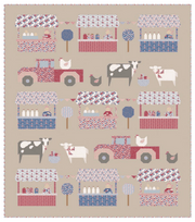 PRE- ORder Tilda- Farmers Market Mouse Quilt Kit featuring Village Life- October 2026 - Modern Fabric Shoppe