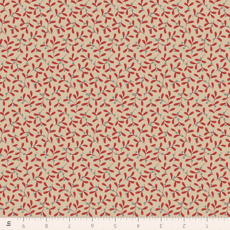 PRE-ORDER Tilda- Merry Little Christmas- Mistletoe Red TIL100623- Half Yard- July 2027 - Modern Fabric Shoppe