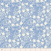 PRE - Order Tilda - Something Blue - Blushbloom TIL100668 Blue - Half Yard - June 2026 - Modern Fabric Shoppe
