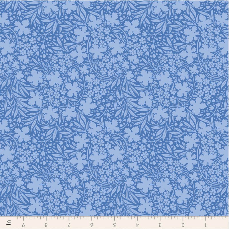 PRE - Order Tilda - Something Blue - Blushbloom TIL100678 Cornflower - Half Yard - June 2026 - Modern Fabric Shoppe