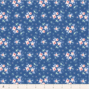 PRE - Order Tilda - Something Blue - First Kiss TIL100679 Denim - Half Yard - June 2026 - Modern Fabric Shoppe