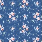 PRE - Order Tilda - Something Blue - First Kiss TIL100679 Denim - Half Yard - June 2026 - Modern Fabric Shoppe