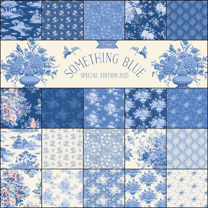 PRE - Order TIlda Something Blue - Half Yard Bundle - June 2026 - Modern Fabric Shoppe