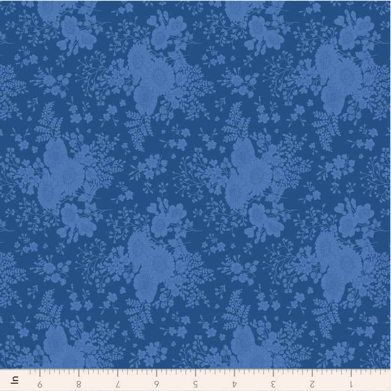 PRE - Order Tilda - Something Blue - Isolde TIL100673 Night - Half Yard - June 2026 - Modern Fabric Shoppe
