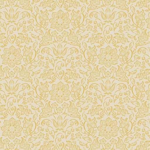 Pre - Order Tilda Songbird - Blenders Lila TIL110159 Light Yellow - Half Yard - February 2026 - Modern Fabric Shoppe