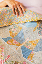 Pre Order Tilda - Songbird - Butterflies Quilt Kit - Light Blue - February 2026 - Modern Fabric Shoppe