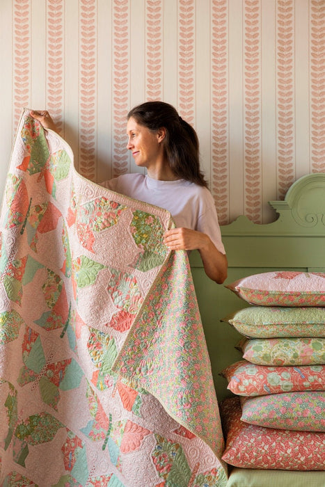 Pre Order Tilda - Songbird - Butterflies Quilt Kit - Peach - February 2026 - Modern Fabric Shoppe