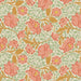 Pre - Order Tilda Songbird - Flora TIL100641 Coral - Half Yard - February 2026 - Modern Fabric Shoppe