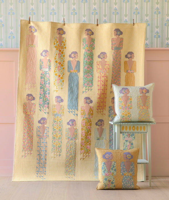 Pre Order Tilda - Songbird - Soiree Quilt Kit - Blue/Yellow - February 2026 - Modern Fabric Shoppe