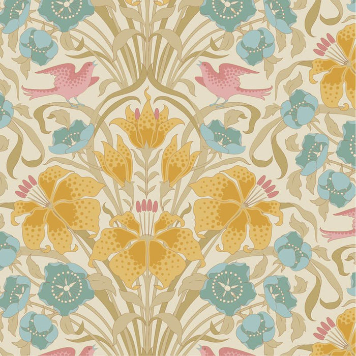 Pre - Order Tilda Songbird - Songbird TIL100659 Mustard - Half Yard - February 2026 - Modern Fabric Shoppe