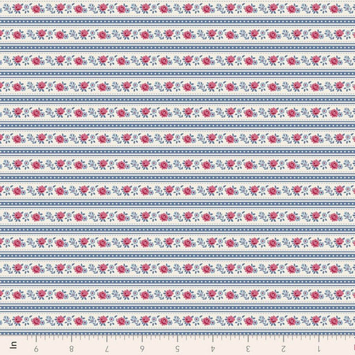 PRE-Order Tilda- Village Life- Agnes TIL100700 Blue- Half Yard- October 2026 - Modern Fabric Shoppe
