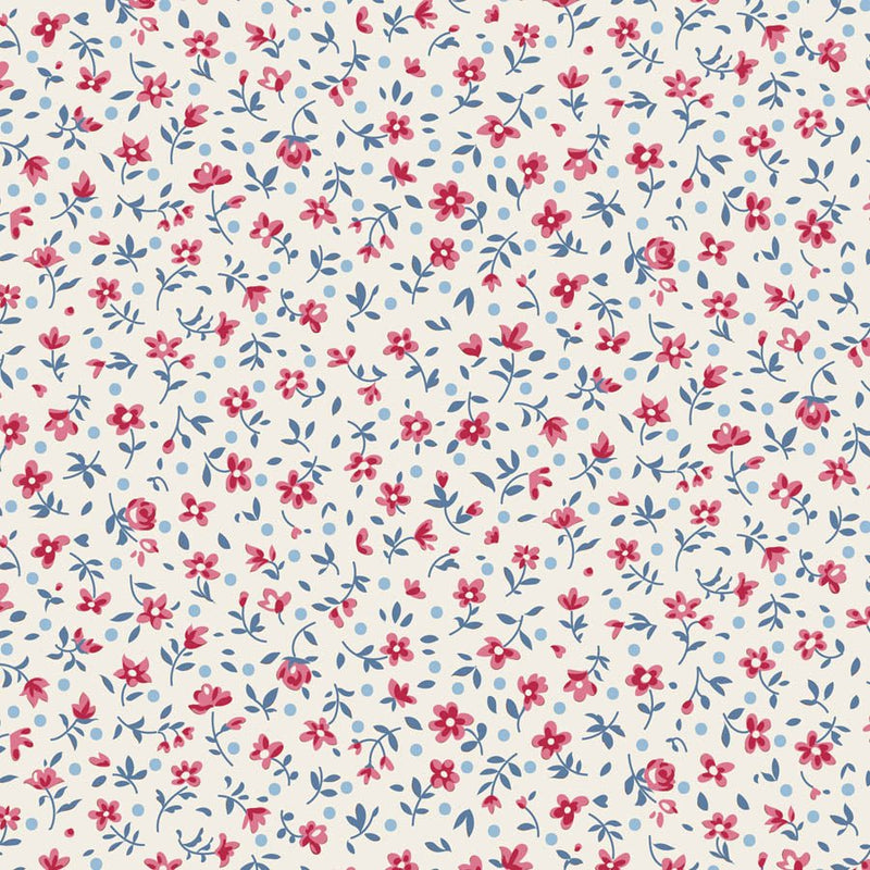PRE-Order Tilda- Village Life Blenders- Mae TIL110181 Cream- Half Yard- October 2026 - Modern Fabric Shoppe