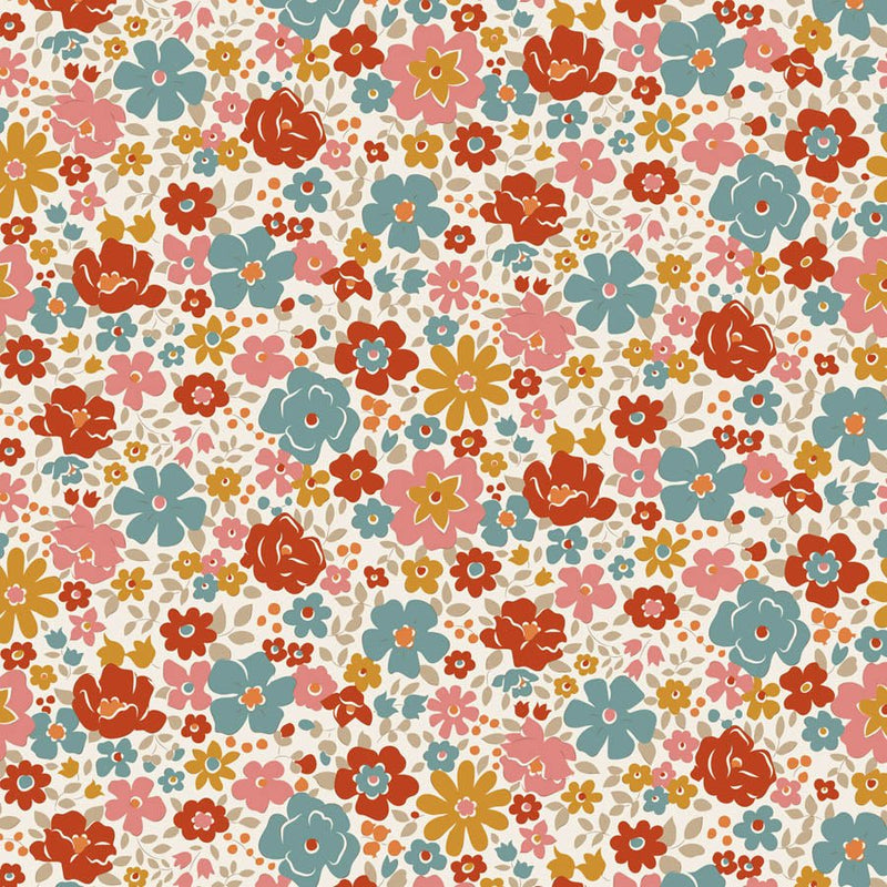 PRE-Order Tilda- Village Life- Esther TIL100681 Warm Cream- Half Yard- October 2026 - Modern Fabric Shoppe