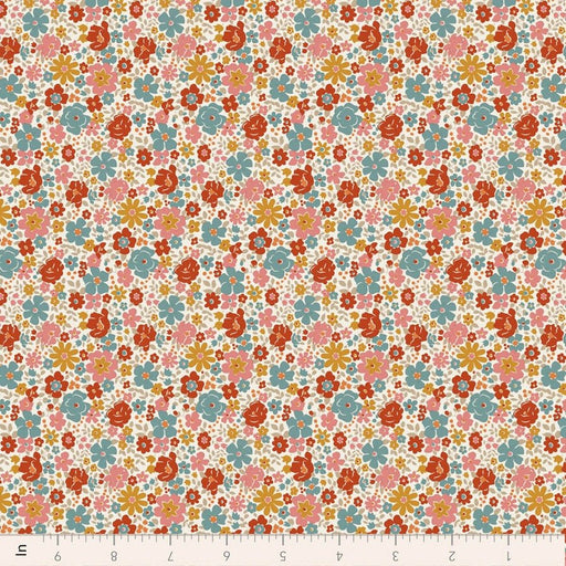 PRE-Order Tilda- Village Life- Esther TIL100681 Warm Cream- Half Yard- October 2026 - Modern Fabric Shoppe