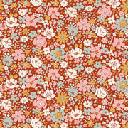 PRE-Order Tilda- Village Life- Esther TIL100685 Rust- Half Yard- October 2026 - Modern Fabric Shoppe