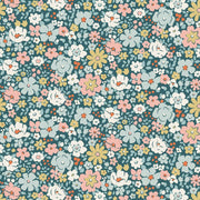 PRE-Order Tilda- Village Life- Esther TIL100689 Petrol- Half Yard- October 2026 - Modern Fabric Shoppe