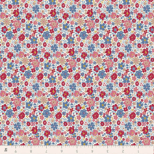 PRE-Order Tilda- Village Life- Esther TIL100691 Cold Cream- Half Yard- October 2026 - Modern Fabric Shoppe