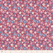 PRE-Order Tilda- Village Life- Esther TIL100695 Burgundy- Half Yard- October 2026 - Modern Fabric Shoppe