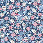 PRE-Order Tilda- Village Life- Esther TIL100699 Blue- Half Yard- October 2026 - Modern Fabric Shoppe