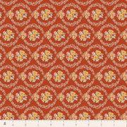 PRE-Order Tilda- Village Life- Mable TIL100687 Rust- Half Yard- October 2026 - Modern Fabric Shoppe
