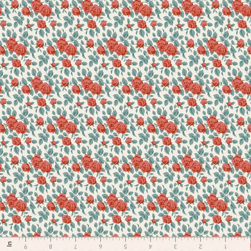 PRE-Order Tilda- Village Life- Margot TIL100684 Rust- Half Yard- October 2026 - Modern Fabric Shoppe