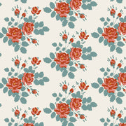PRE-Order Tilda- Village Life- Myrtle TIL100688 Teal- Half Yard- October 2026 - Modern Fabric Shoppe