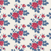 PRE-Order Tilda- Village Life- Myrtle TIL100698 Blue- Half Yard- October 2026 - Modern Fabric Shoppe