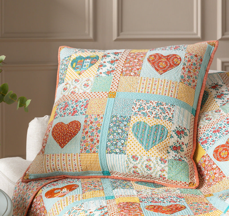 PRE-Order Tilda- Village Life Pillow Kit- Heart of Village RUST?TEAL featuring Village Life- October 2026 (Copy) - Modern Fabric Shoppe