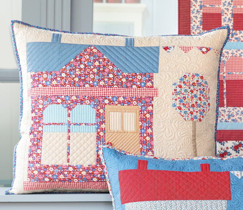 PRE-Order Tilda- Village Life Pillow Kit- House/ Tree PUTTY featuring Village Life- October 2026 - Modern Fabric Shoppe