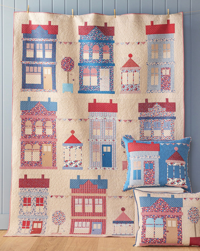 PRE- ORder Tilda- Village Life Putty Quilt Kit featuring Village Life- October 2026 - Modern Fabric Shoppe