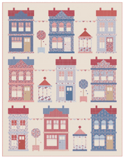 PRE- ORder Tilda- Village Life Putty Quilt Kit featuring Village Life- October 2026 - Modern Fabric Shoppe
