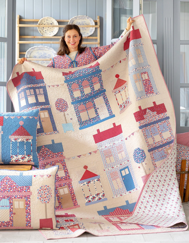 PRE- ORder Tilda- Village Life Putty Quilt Kit featuring Village Life- October 2026 - Modern Fabric Shoppe