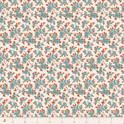 PRE-Order Tilda- Village Life- Ruth TIL100686 Teal- Half Yard- October 2026 - Modern Fabric Shoppe