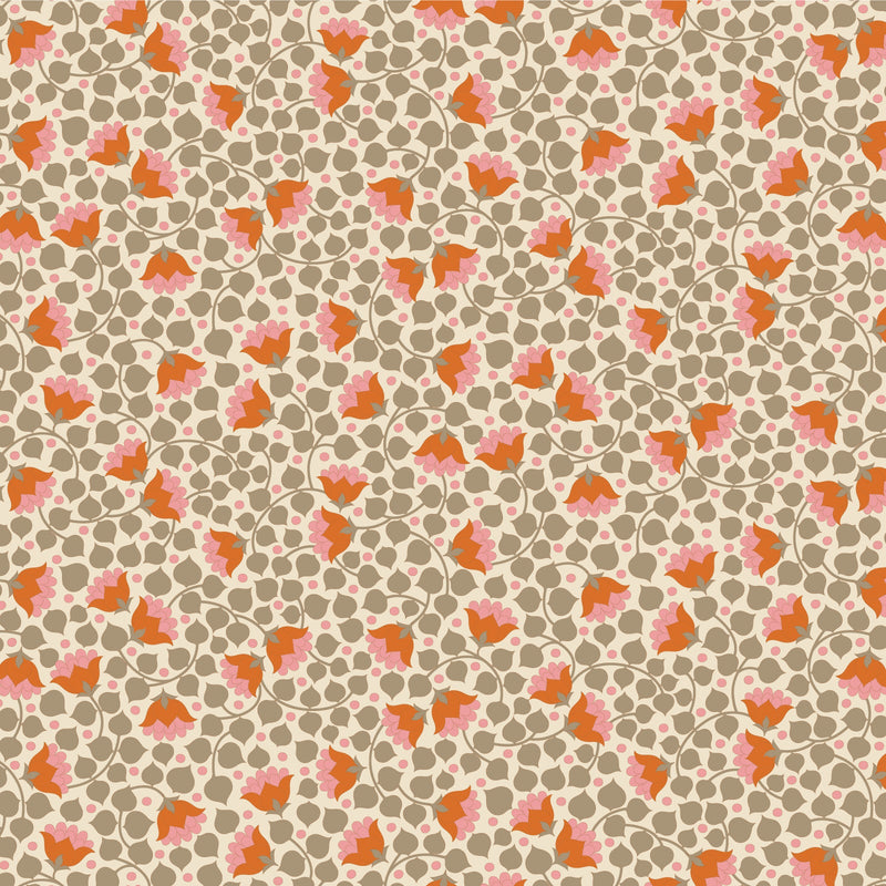 PRE - Order Tilda Wallflower Bellflower - Wallflower Blender TIL110134 Sand - Half Yard - June 2025 - Modern Fabric Shoppe